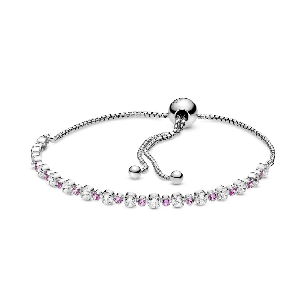 Pink & Clear Sparkle Slider Bracelet PANDORA
