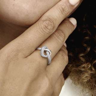 Knotted Heart Ring 