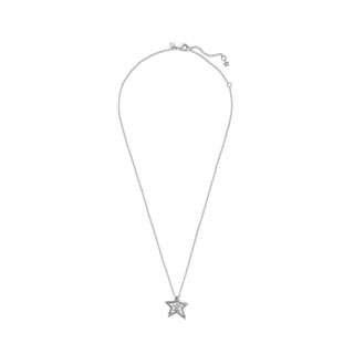 Ogrlica z asimetrično zvezdo v slogu pavé 
