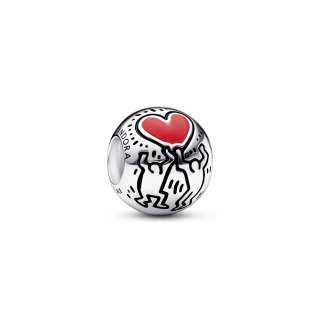 Ljubezenski obesek s figuricami Keith Haring™ x Pandora 