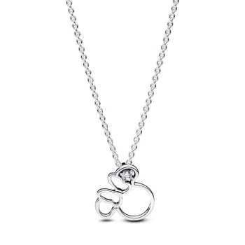 Ogrlica z obrisom Disneyjeve junakinje Minnie Mouse 