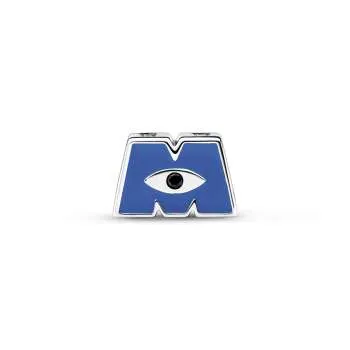 Obesek z logotipom M iz Disneyjeve in Pixarjeve risanke Pošasti iz omare 