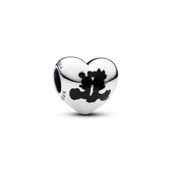 Obesek v obliki srca ter motivoma Mickey Mouse in Minnie Mouse iz kolekcije Disney 