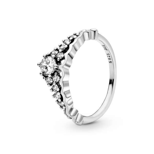 1/5 CT. T.W. Diamond Tiara Ring in Sterling Silver | Zales