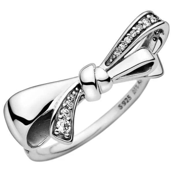 Sparkling Bow Ring 