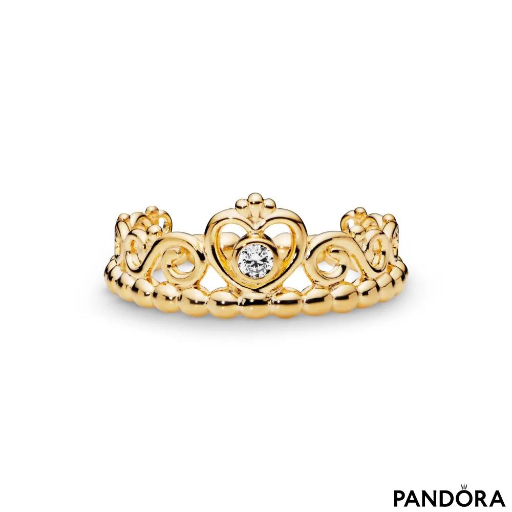 Pandora Hearts Tiara Ring, Clear Cubic Zirconia | REEDS Jewelers