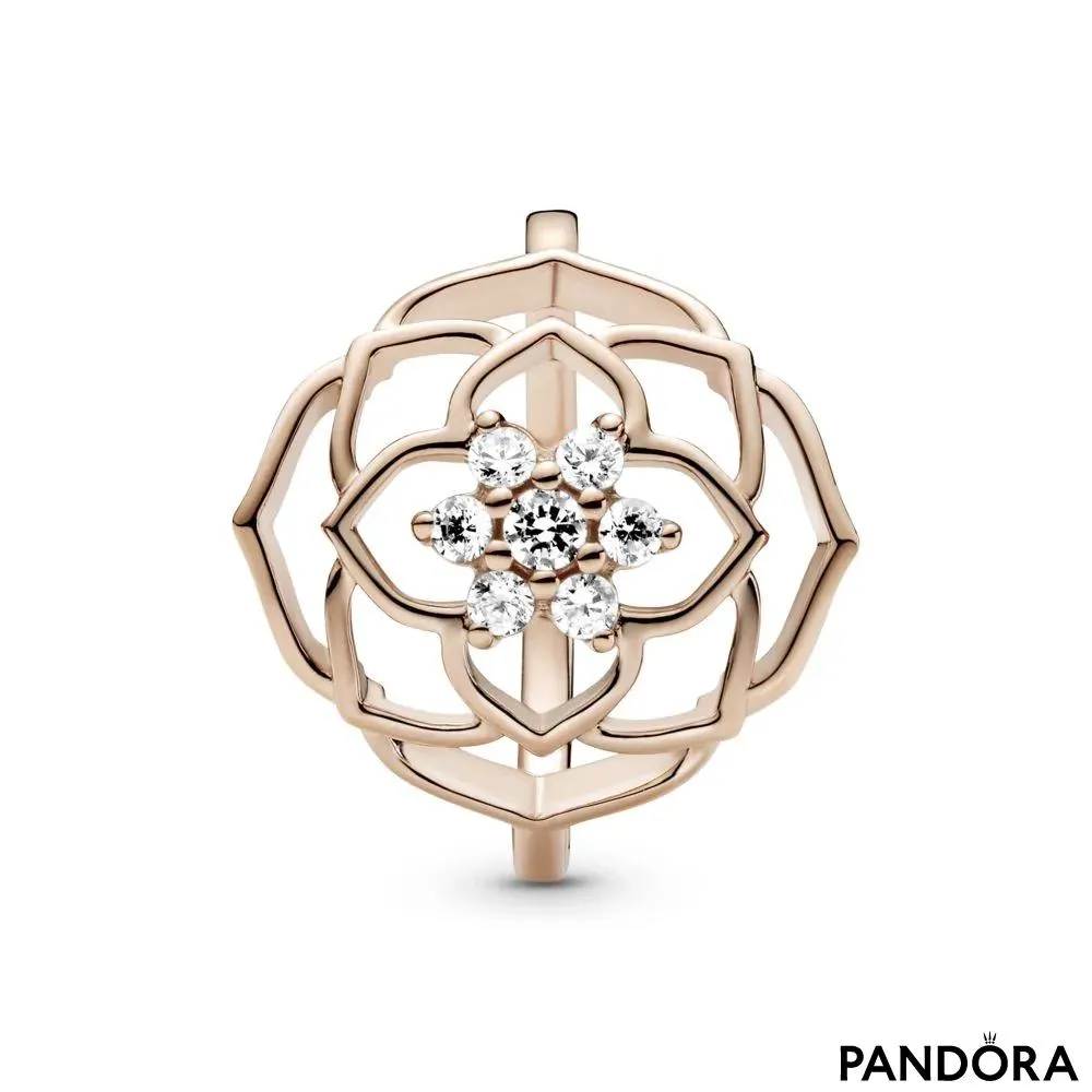 Prstan z motivom vrtnice Pandora Rose 