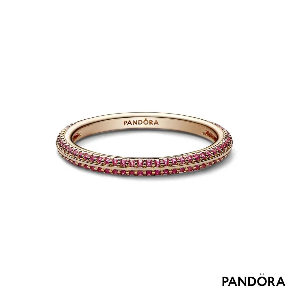 Pandora ME Red Pavé Ring 