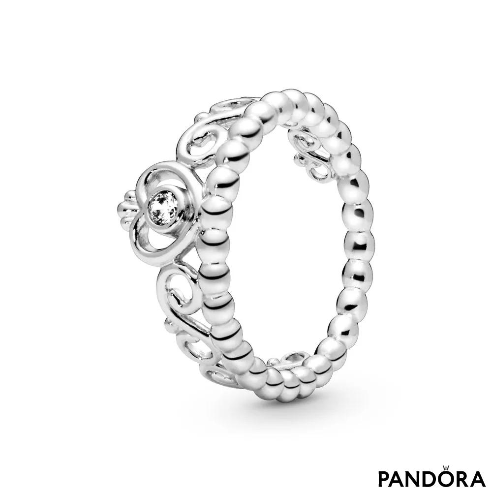 Pandora Rose Gold Plated My Princess Tiara Ring #180880CZ +Gift Box+Polish  Cloth | eBay
