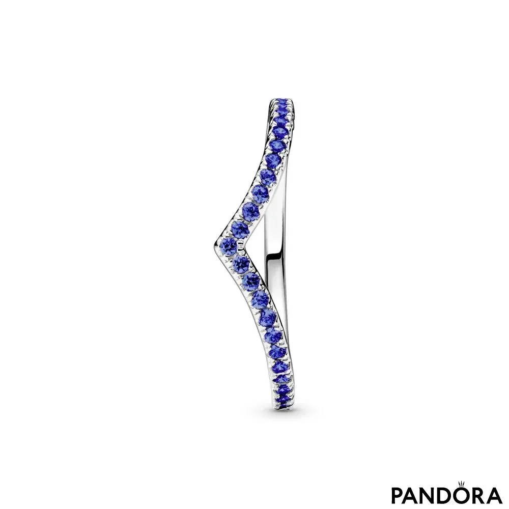 Pandora Timeless Wish Sparkling Blue Ring 