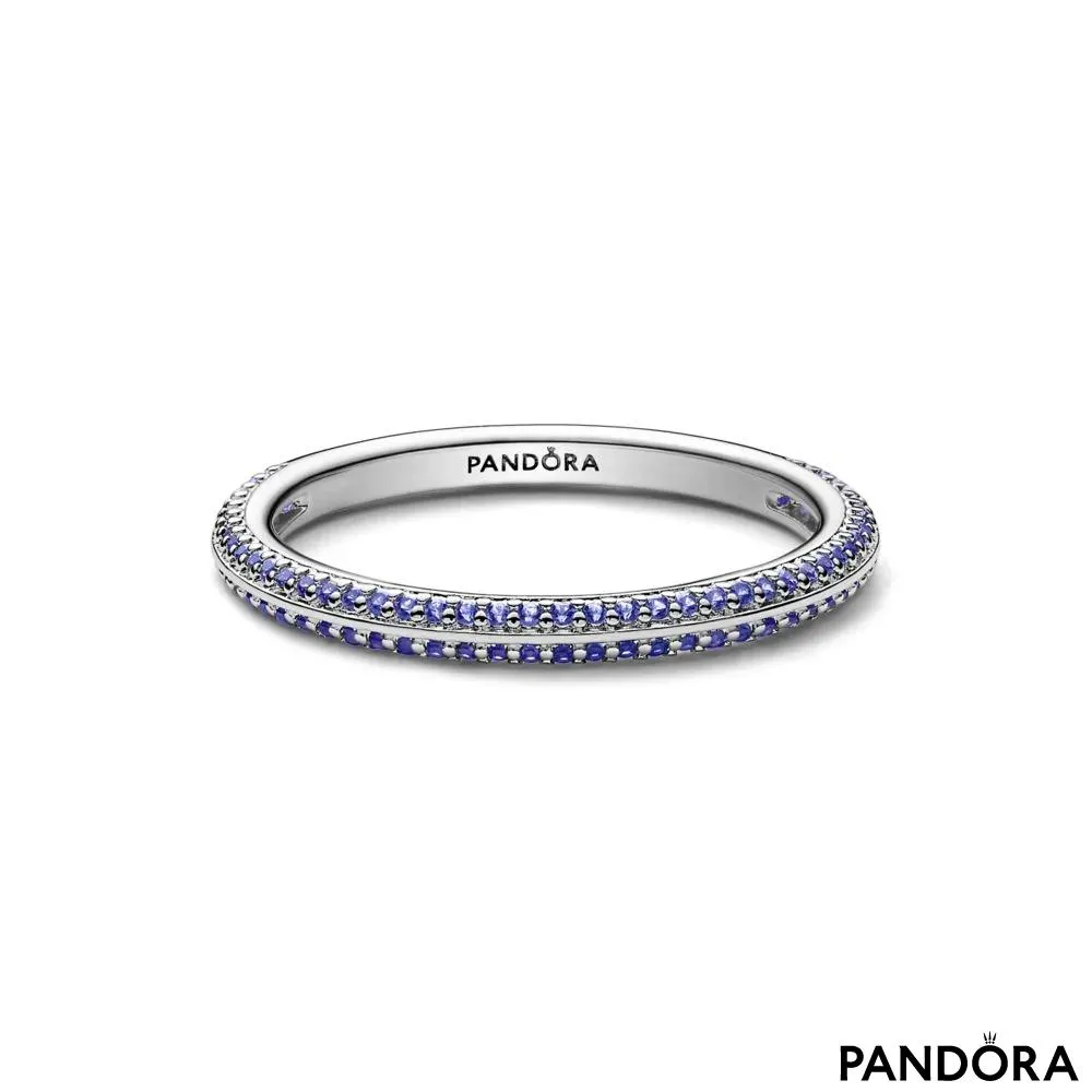 Pandora ME Blue Pavé Ring 
