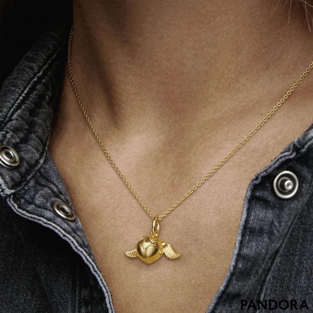 Harry Potter Golden Snitch Necklace | Golden Snitch Necklace Silver -  Pendant S925 - Aliexpress