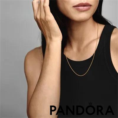 Pandora S925 ALE 17.7” Cable Chain Necklace | eBay