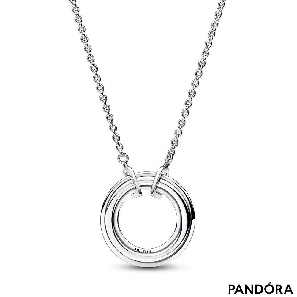Pandora Signature Pavé & Beads Pendant & Necklace | PANDORA