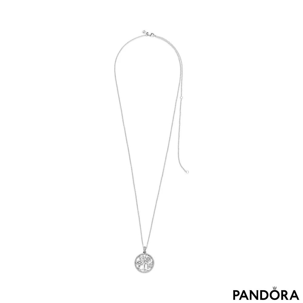 Pandora S925 Silver Family Tree Necklace 50cm/70cm Adjustable | eBay-tuongthan.vn