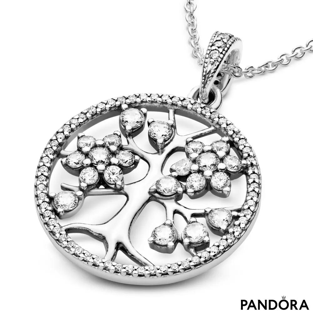 Heart Family Tree Collier Necklace | PANDORA-tuongthan.vn