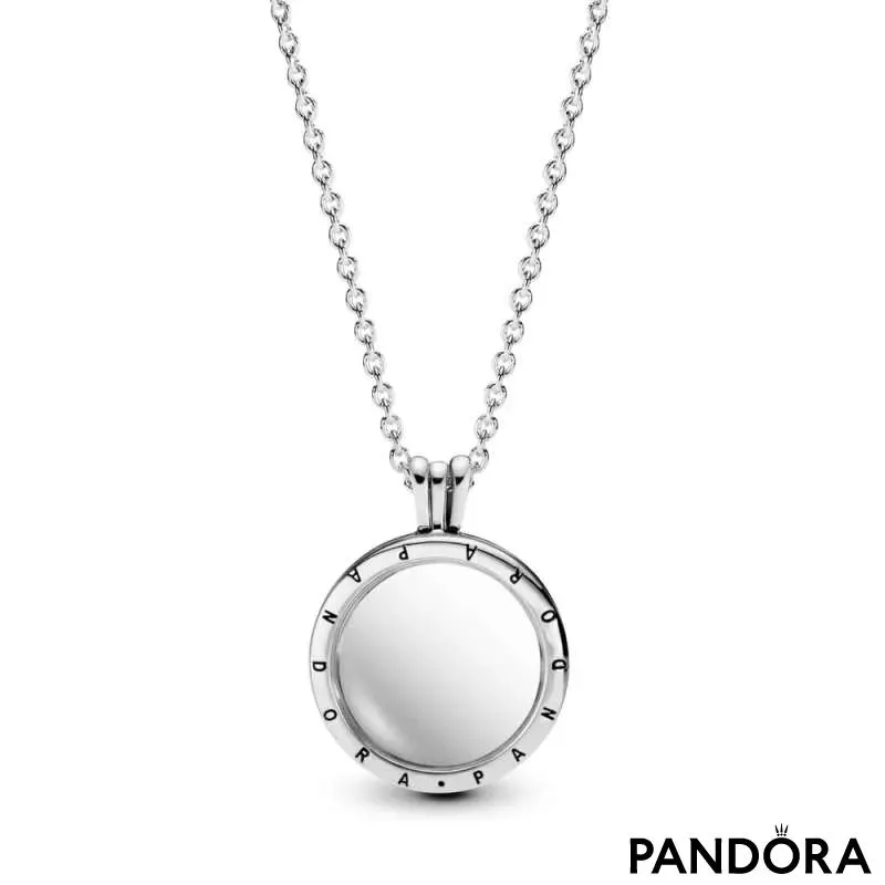 Pandora Floating Lockets Sparkling Necklace 