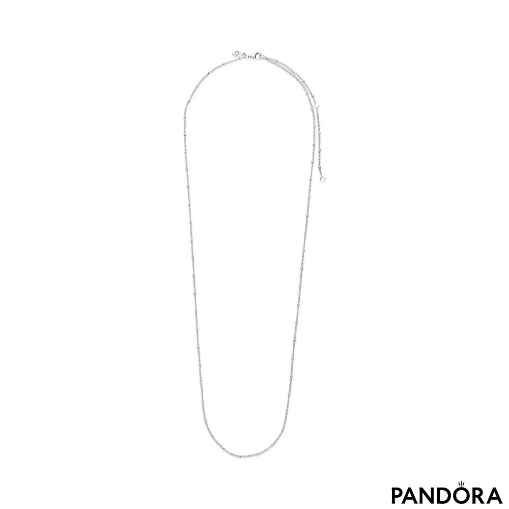 Pandora Style Snake Chain Necklace 17