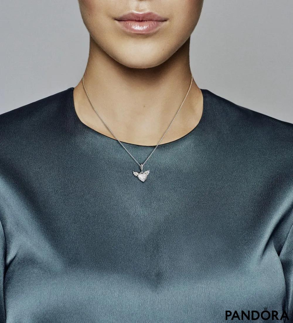 Pandora Open Heart Necklace - Jewelry online Grau