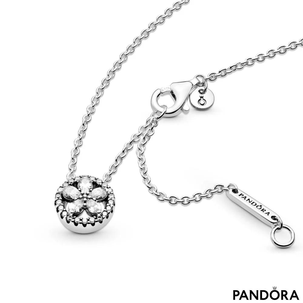 FINAL SALE - Sparkling Snowflake Collier Necklace | Sterling silver |  Pandora US