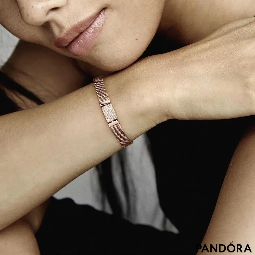 Pandora Reflexions Long Clasp Pavé Bracelet 