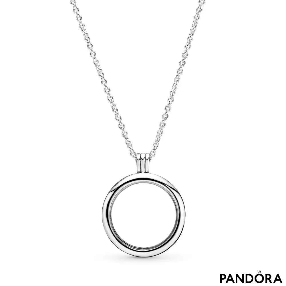 Pandora Lockets Logo Necklace 