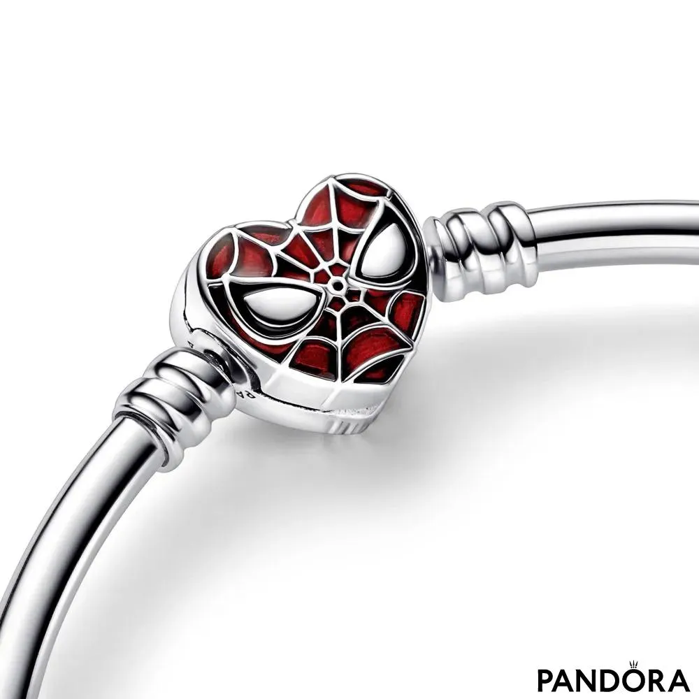 Obročasta zapestnica Pandora Moments s Spider-Manovo zaponko 