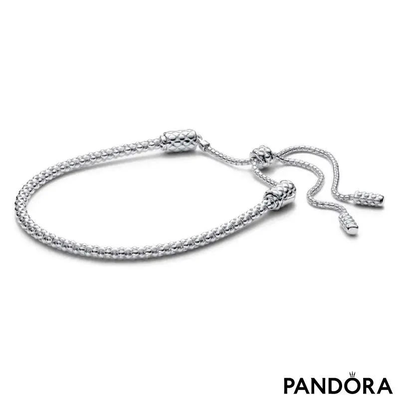 Pandora Moments Studded Chain Slider Bracelet 