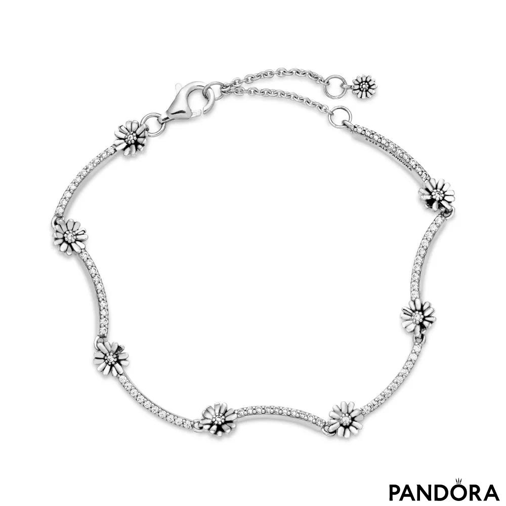 Pandora Moments Snake Chain Bracelet with Daisy Flower Clasp | Sterling  silver | Pandora NZ