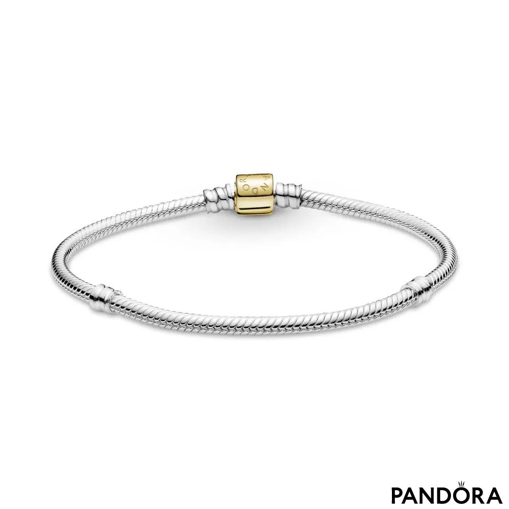 Zapestnica Pandora Moments z zlato zaponko v obliki sodčka 