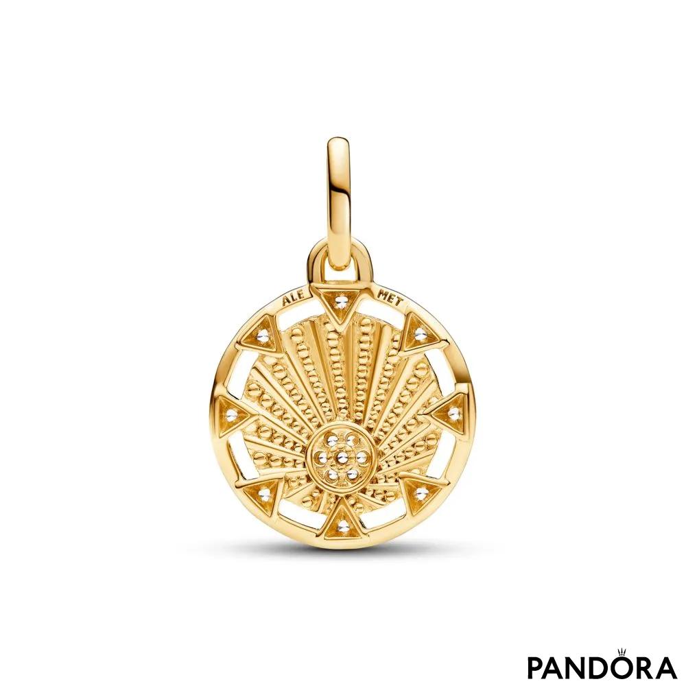 Medaljon z motivom moči sončne svetlobe Pandora ME 