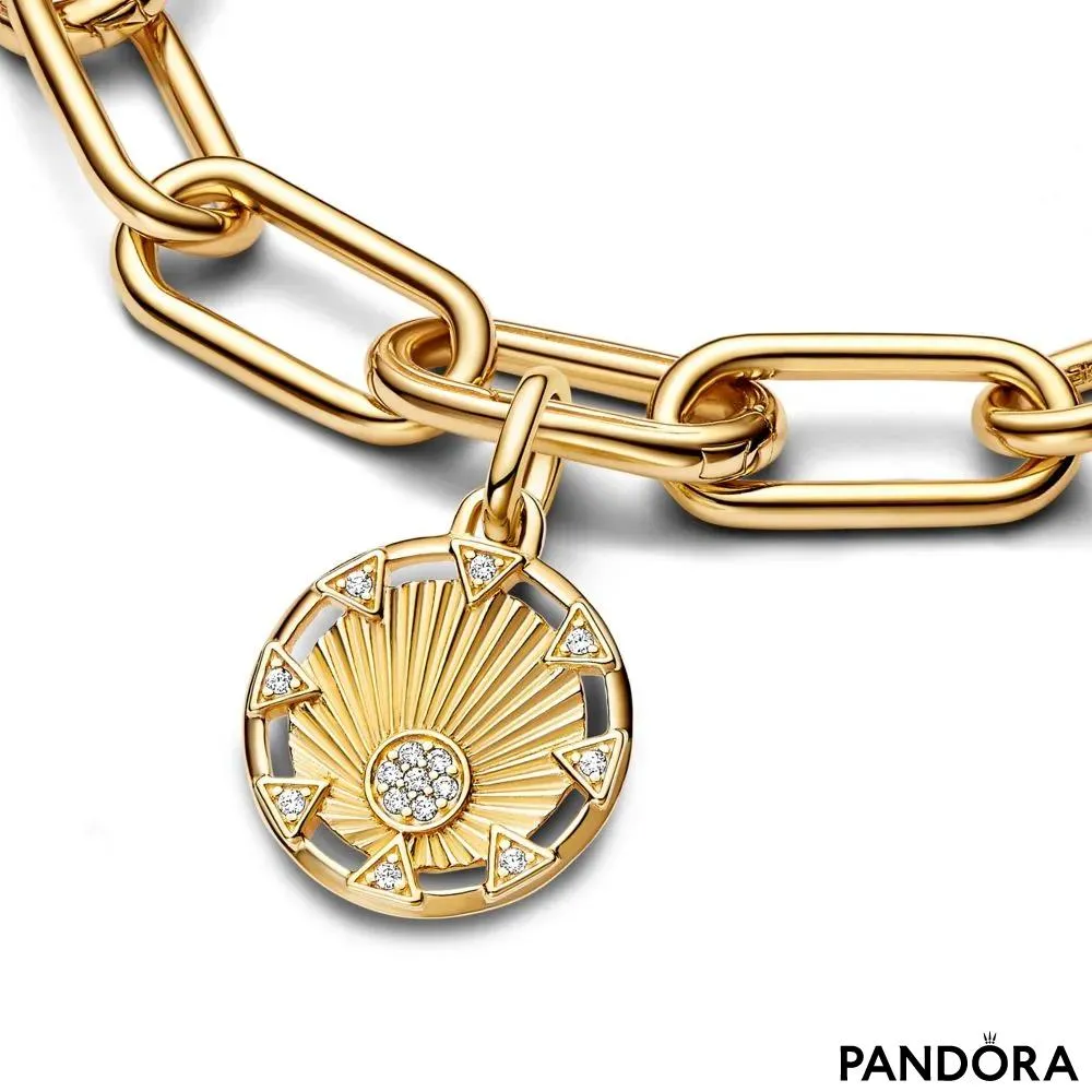 Pandora ME Power of the Light Sun Medallion Charm 