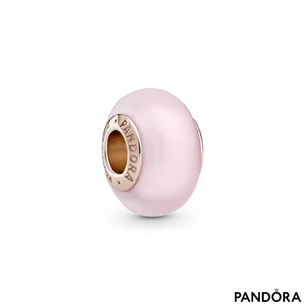 Pink Birthstone Beads and Charms for Pandora Charm Bracelets - October Rose