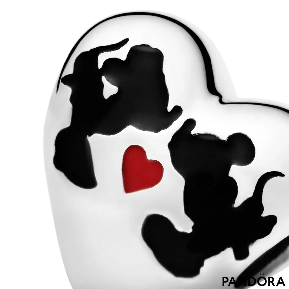 Disney, Minnie Mouse & Mickey Mouse Kiss Charm 