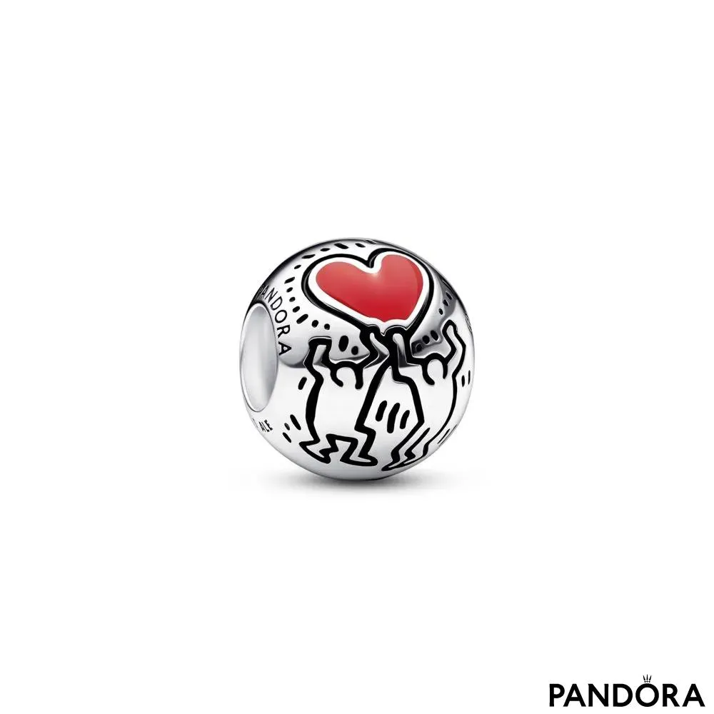 Ljubezenski obesek s figuricami Keith Haring™ x Pandora 
