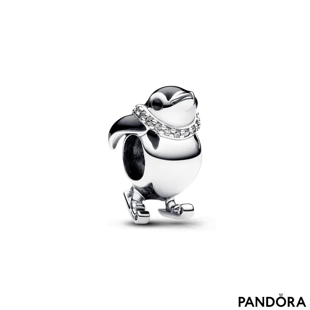 Obesek v obliki pingvina smučarja 