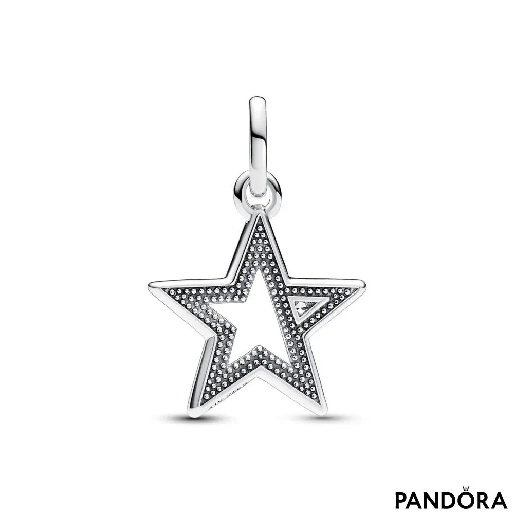 Pandora ME Sparkling Star Medallion Charm 
