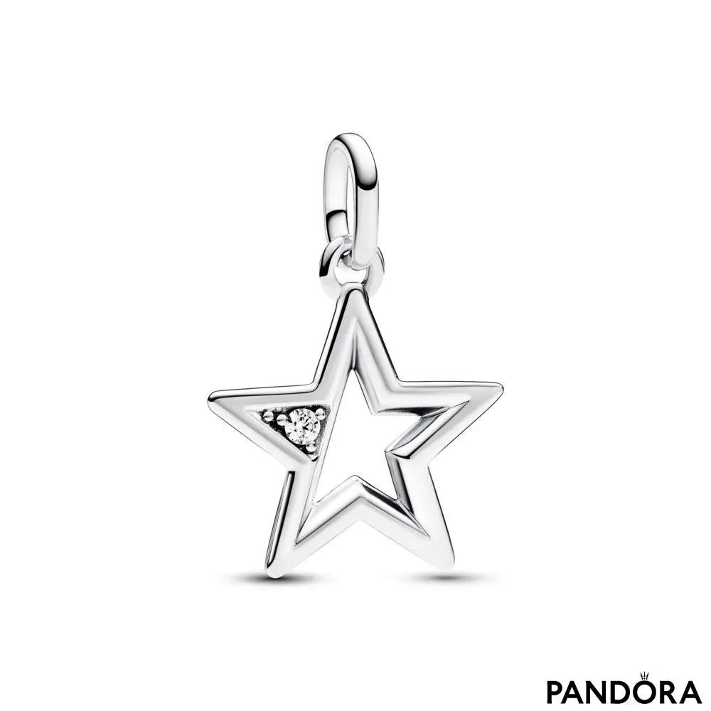 Pandora ME Sparkling Star Medallion Charm 