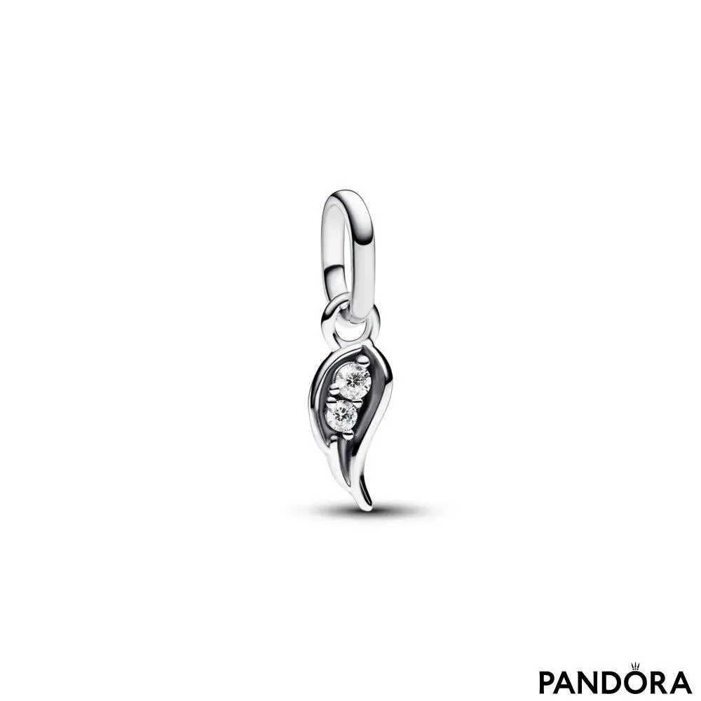 Mini viseči obesek z bleščečimi angelskimi krili Pandora ME 