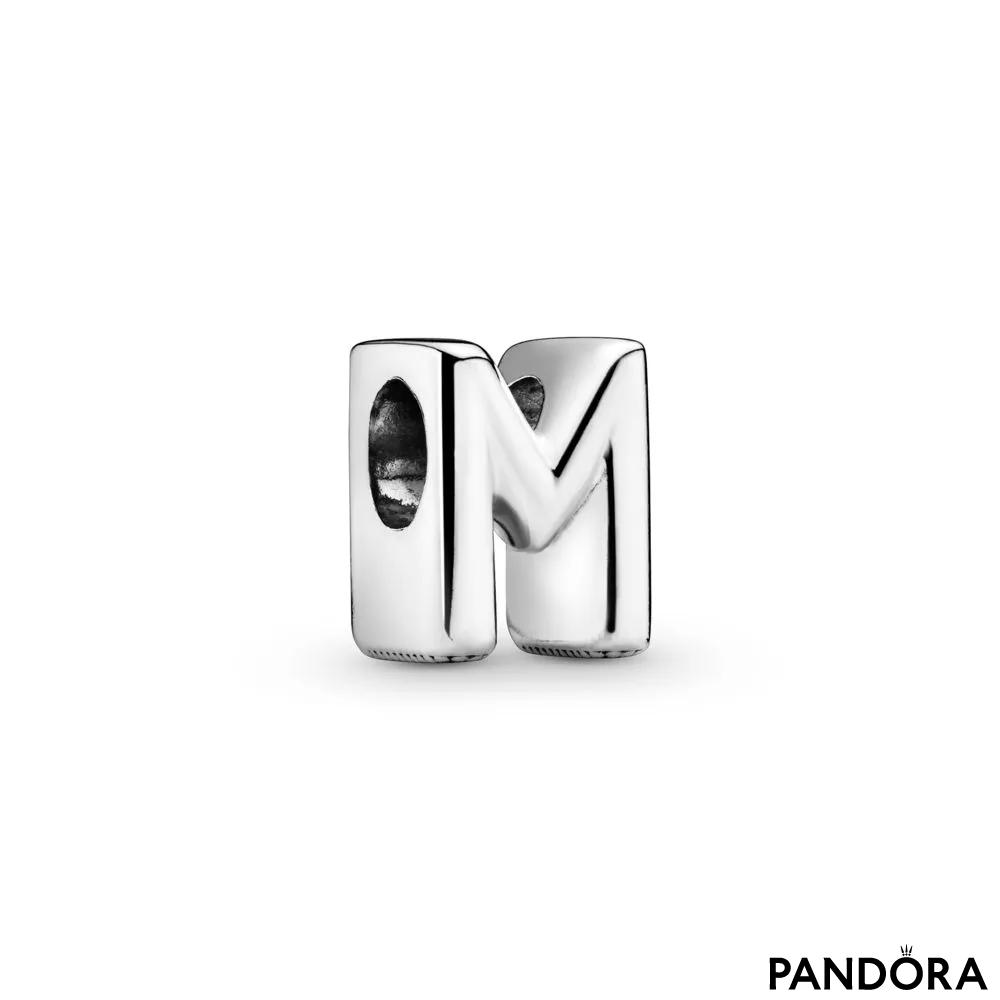 Letter M Monogram Initial Charm Bracelet