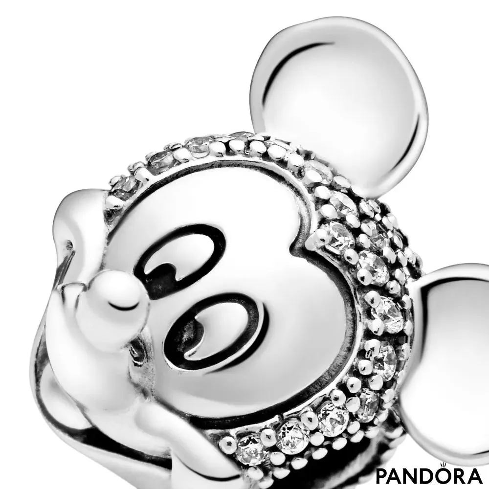 Disney Mickey Mouse Pavé Clip Charm 