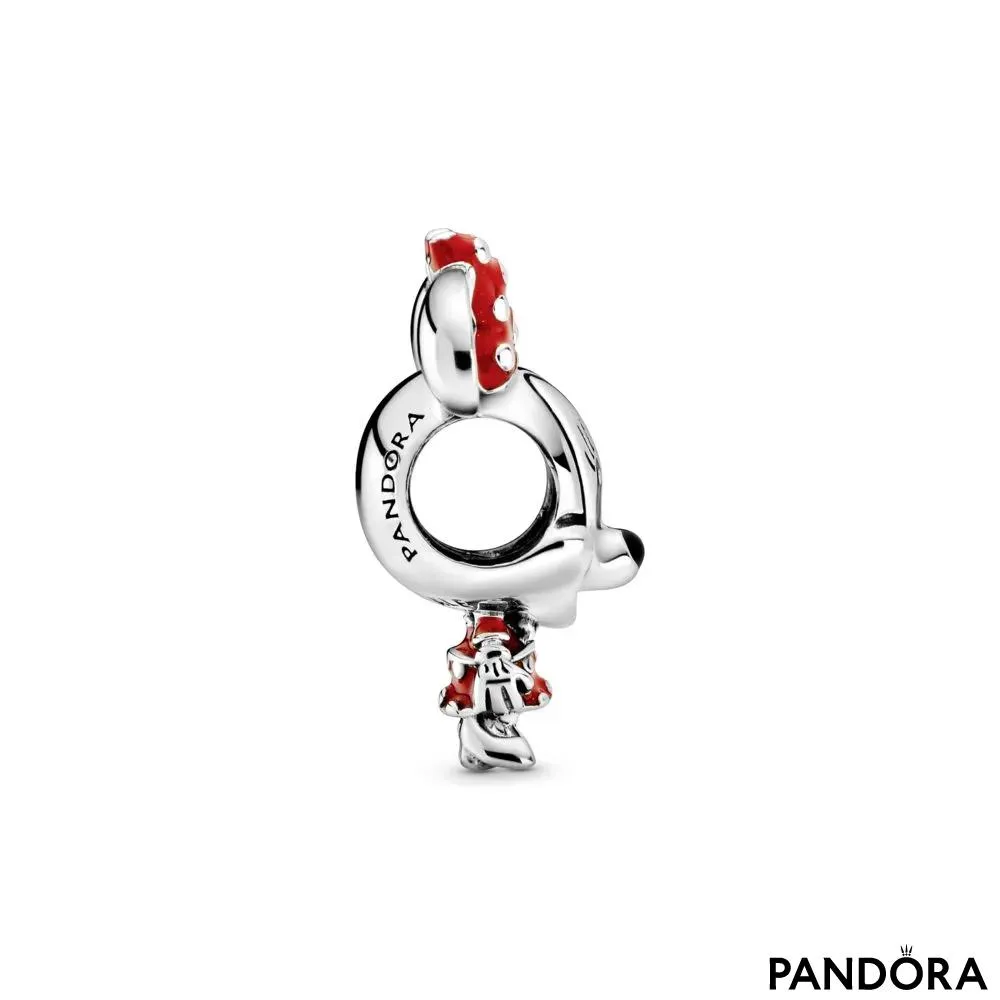 Disney Minnie Mouse Dotted Dress & Bow Charm 