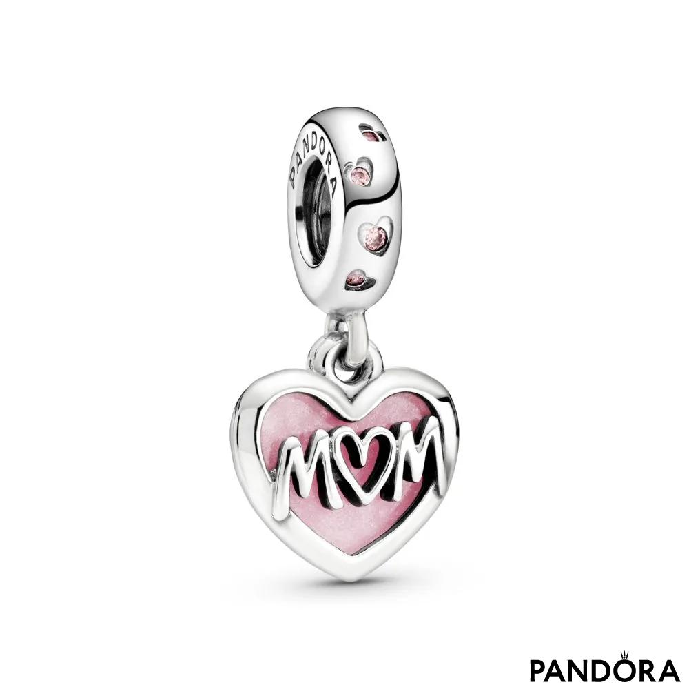 Pandora Charm Two-Tone Mum & Heart 782653C01 • uhrcenter