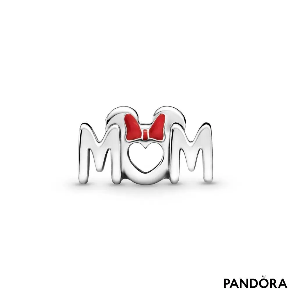 Obesek z Disneyjevo junakinjo Mini Miško, njeno pentljico in napisom »Mum« (mama) 