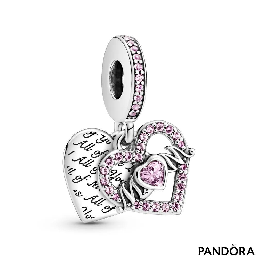 Activity Script Heart Mom Necklace Set – Shop Pandora Jewelry