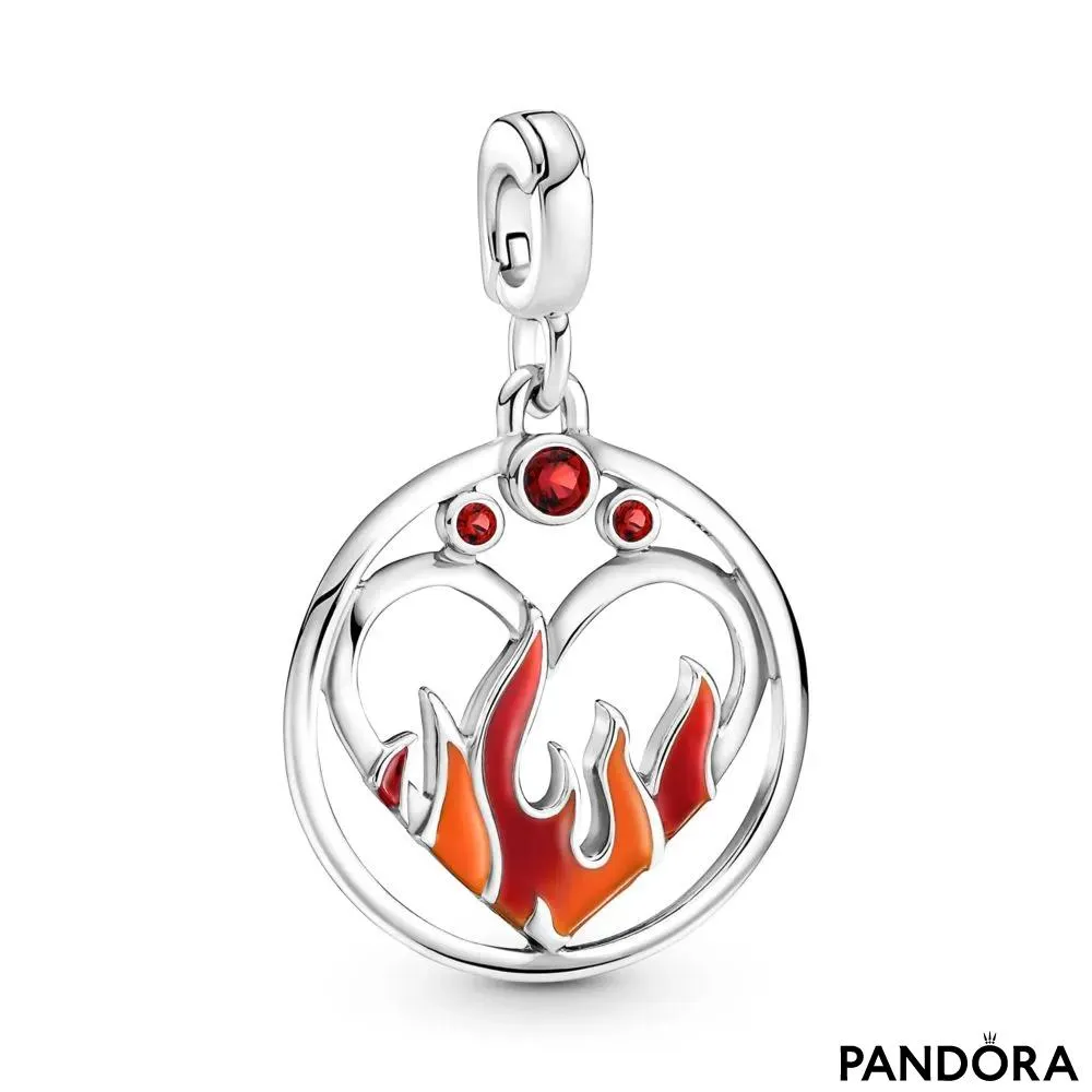 Pandora ME Fire Inside Medallion 