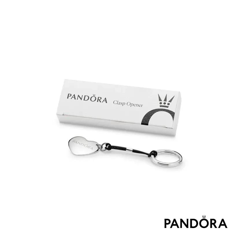 Pandora Moments Leather-free Fabric Charm Key Ring 392260C01