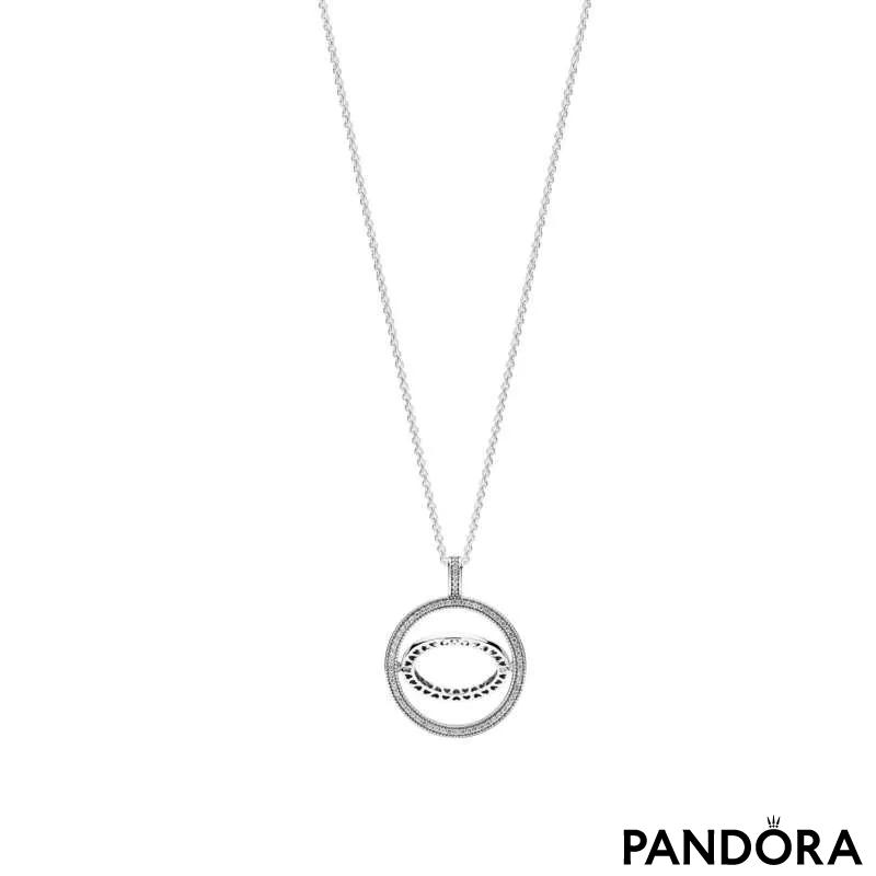 Ogrlica Pandora vrteča srca 