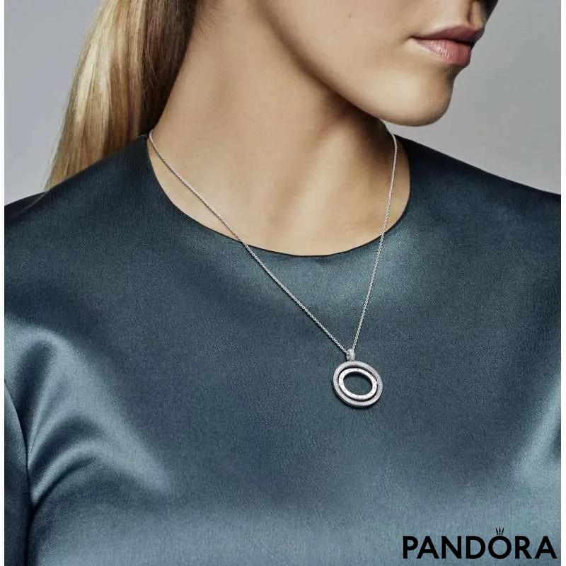 Ogrlica Pandora vrteča srca 