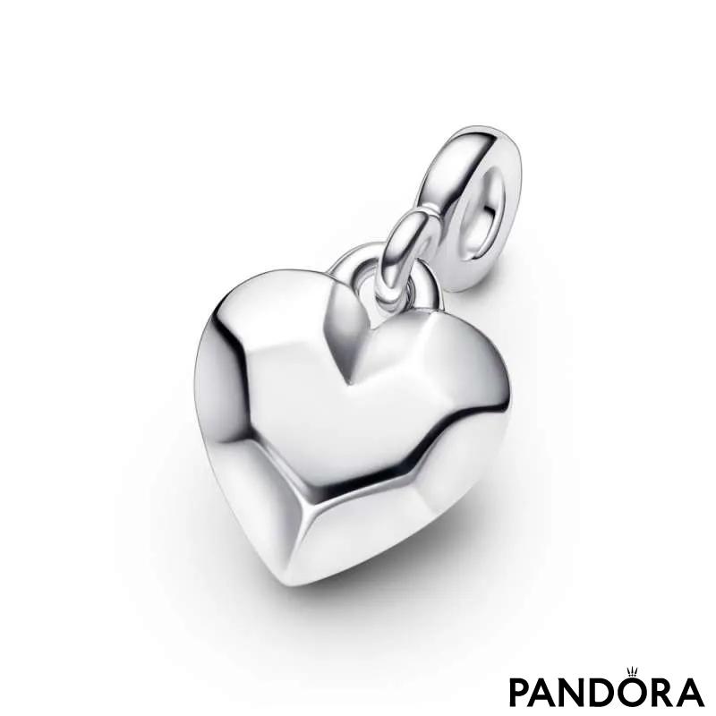 Mini viseči obesek Pandora ME s fasetiranim srčkom 